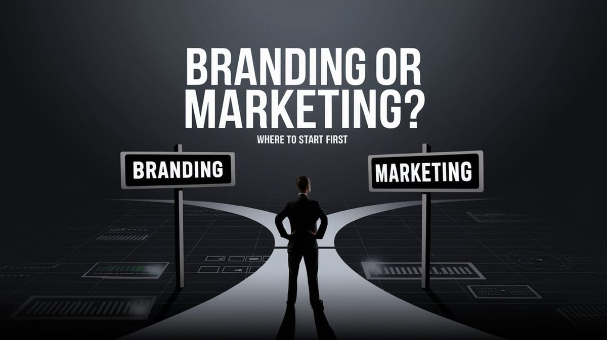 Branding vs Marketing: What Should You Focus On First? Post feature image
