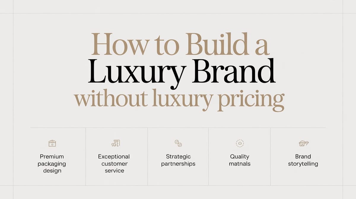 How to Build a Luxury Brand Without Luxury Pricing Post feature image