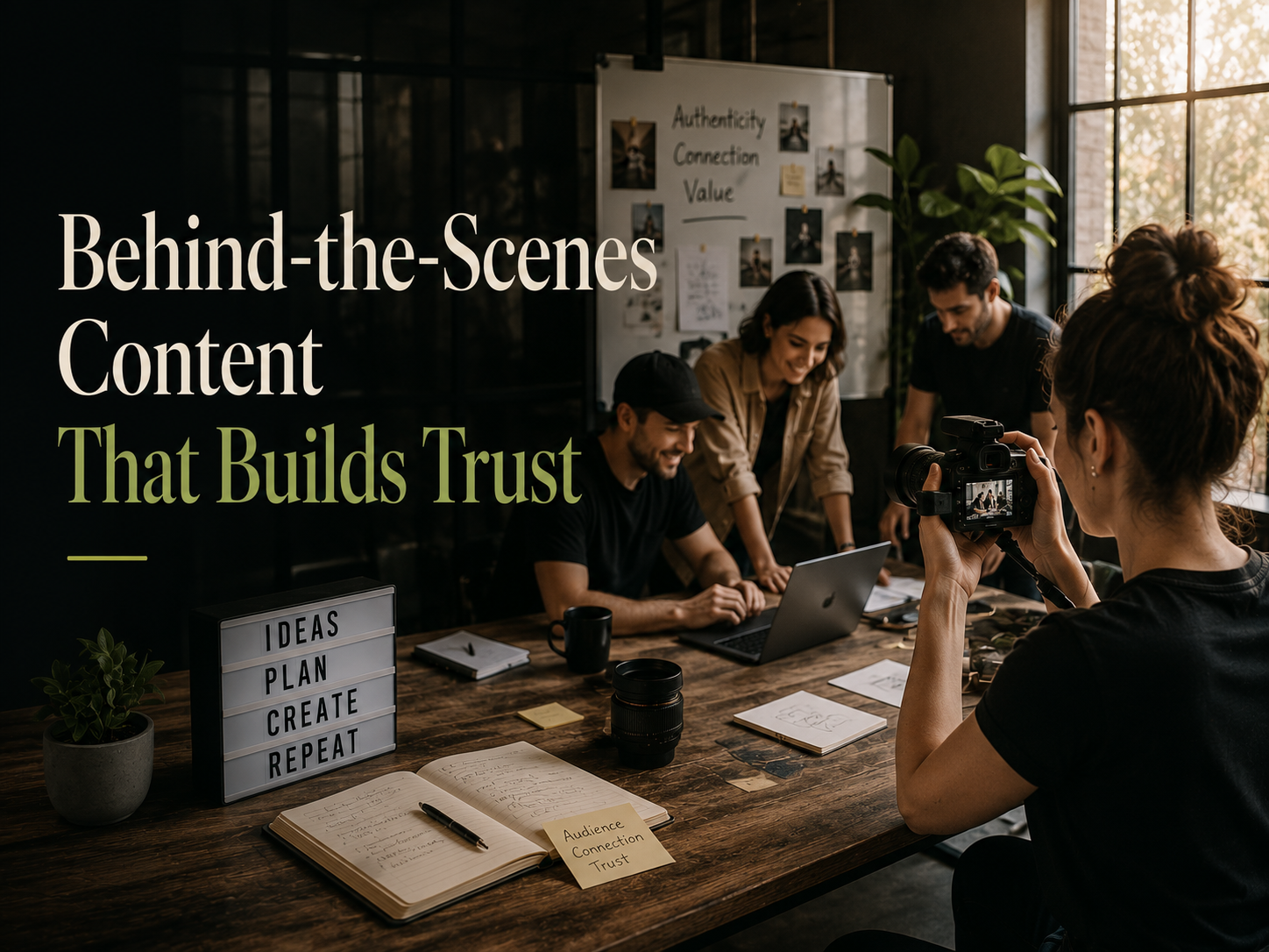 Behind-the-Scenes Content That Builds Trust Post feature image