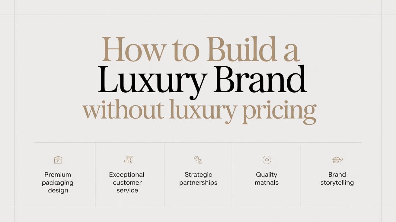 How to Build a Luxury Brand Without Luxury Pricing Post image