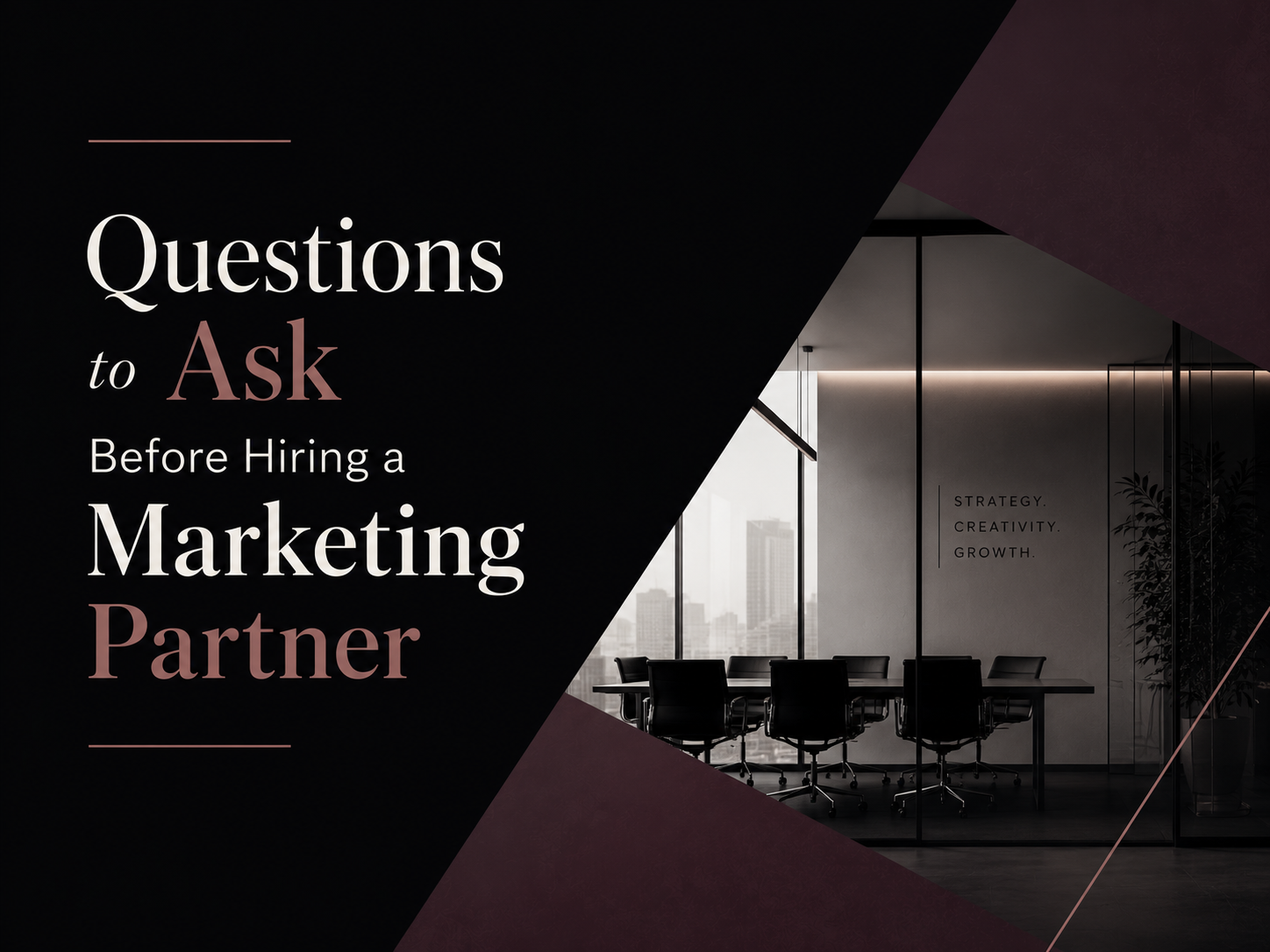 Questions to Ask Before Hiring a Marketing Partner Post image